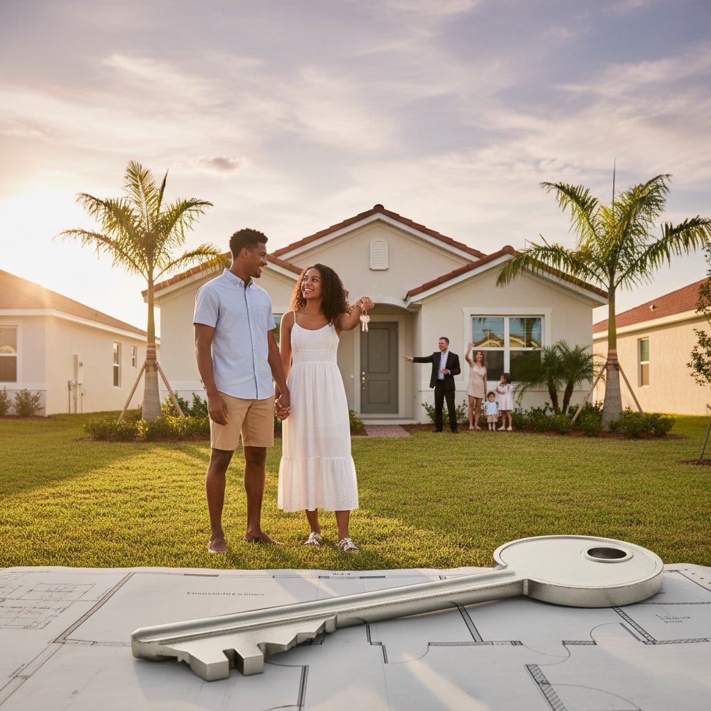 First time home buyer reviewing Orlando mortgage assistance programs