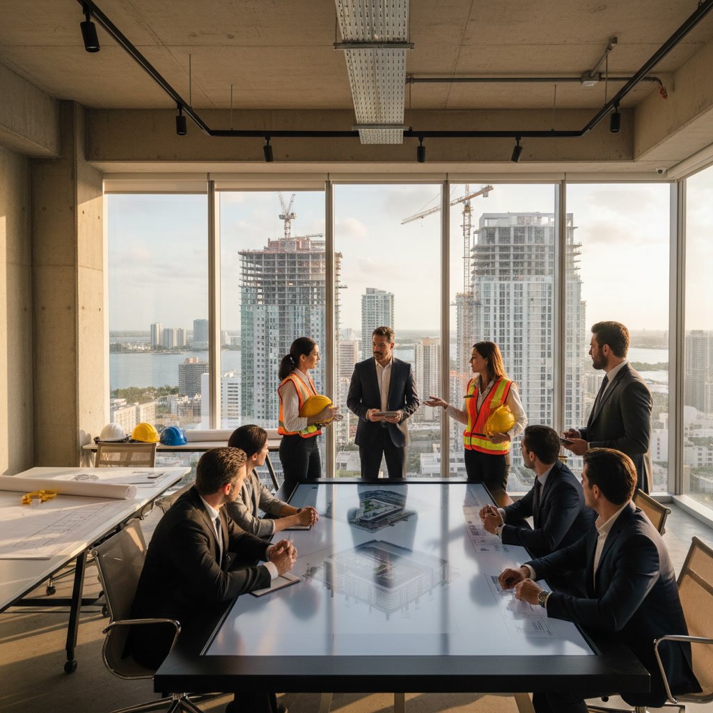Researching condo developer financial records and project history